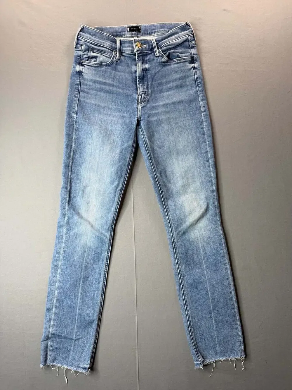 MOTHER The Mid Rise Dazzler Ankle Fray We The Animals Jeans Size 26